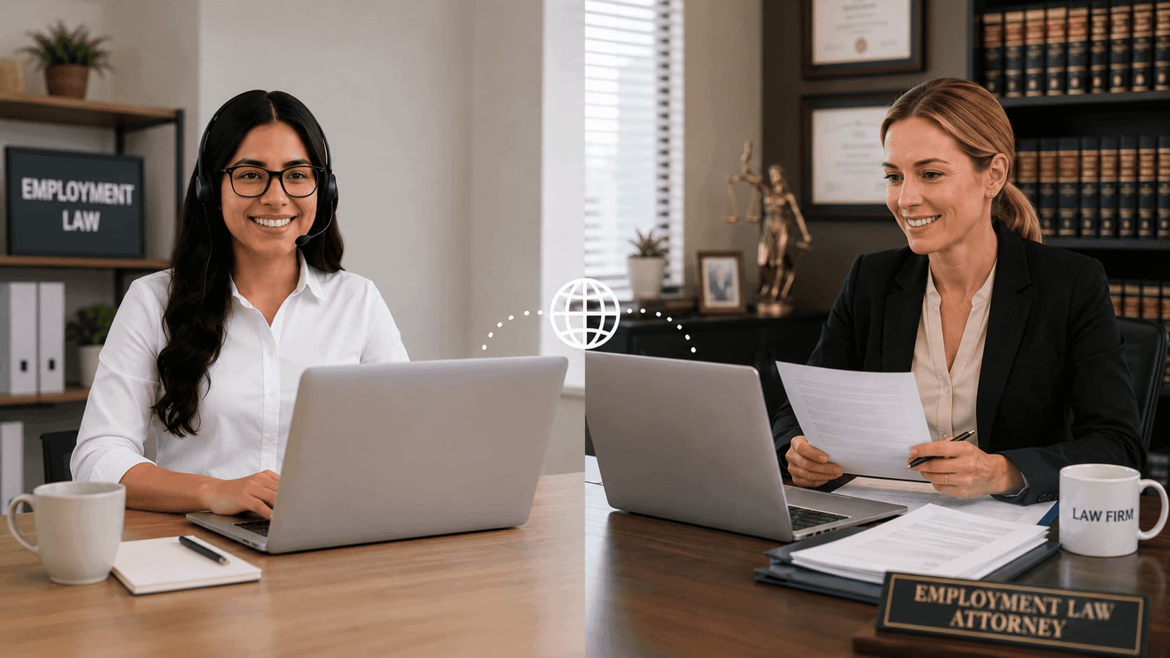 Legal Intake Specialists for a employment and labor law firm giving support to a U.S. client 